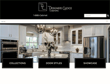 Tablet Screenshot of dccabinetry.com